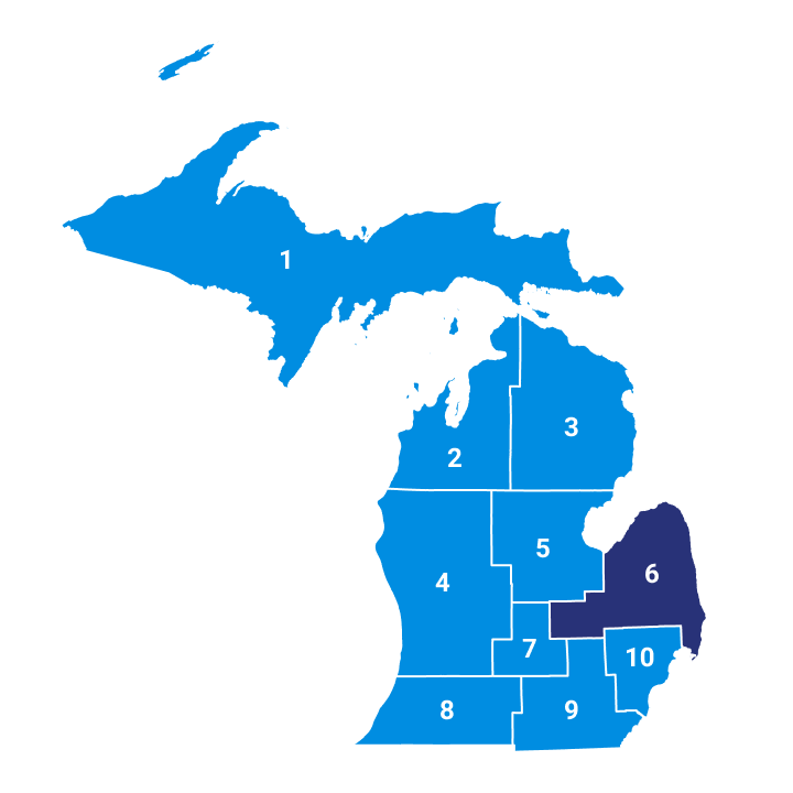 Region 6 map