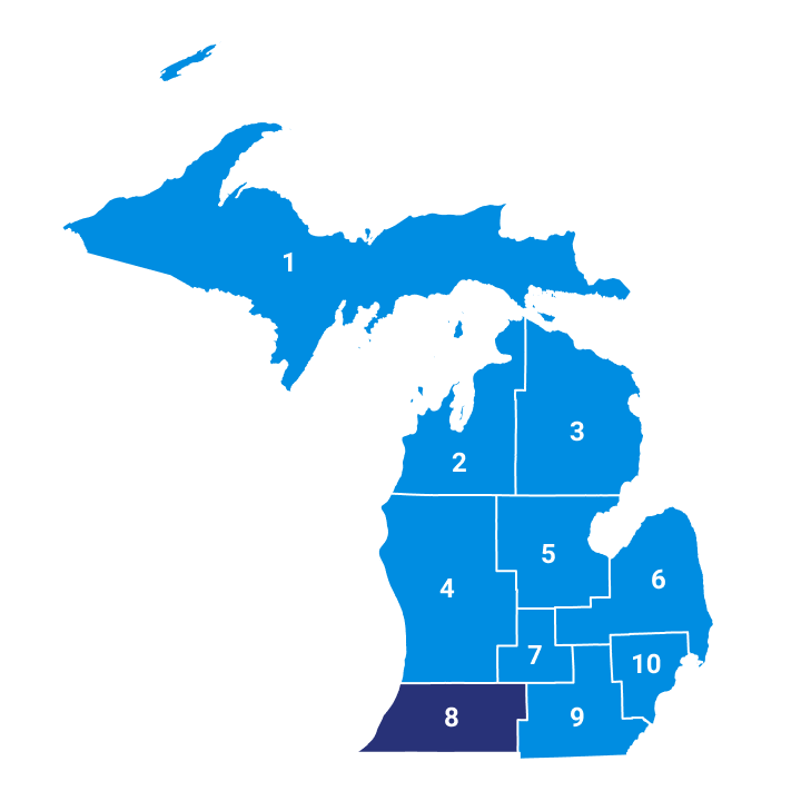 Region 8 map